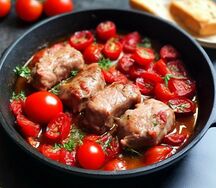 Жаркое из свинины с овощами