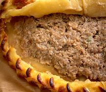 Осетинский пирог с мясом маленький