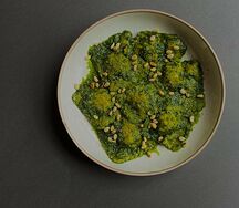 Равиоли с креветками