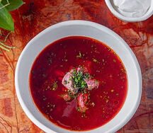 Борщ с телятиной