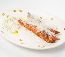 Запеченный батат с йогуртом