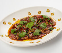 Татаки из говядины, шиитаке