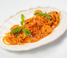 Арабьята с креветками