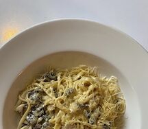 Паста со сливочно-чесночным соусом