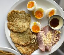 Драники с ветчиной