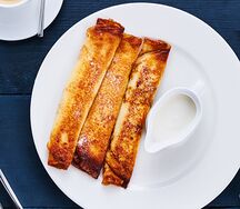 Блинчики с творогом