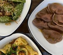 Вареники с картошкой и беконом