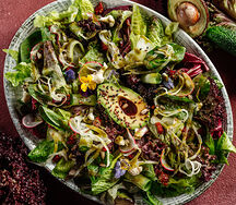 Большой зеленый салат