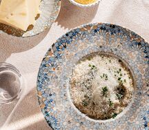 Кукурузная каша с артишоками