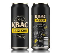 Квас Лидский темный жб