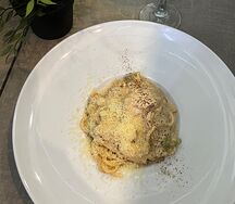 Паста с цукини и курицей