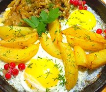 Смаженики со шкварками