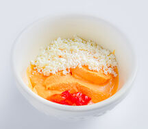 Печёные перцы, фета