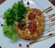 Горбуша запечённая с овощами