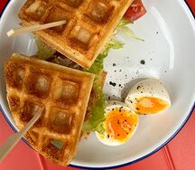 Вафля с хрустящей курицей