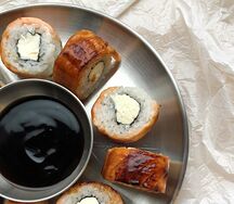 Запечённый ролл Филадельфия
