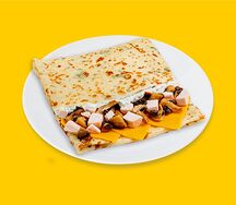 С курицей и грибами
