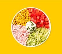С ветчиной и кукурузой