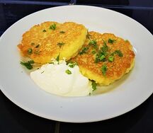Драники с мясом