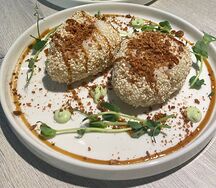 Онигири Жареный лосось