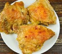 Куриное бедро в духовке