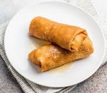 Блины с ветчиной и сыром