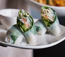 Фреш-роллы с креветками