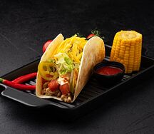 Тако с курицей острый