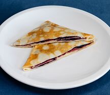 Блинчик с черникой