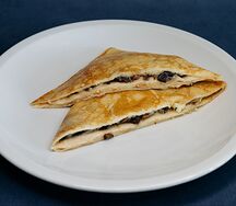 Блинчик с грибами и картошкой