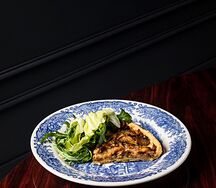 Киш Лорен с цыплёнком и грибами