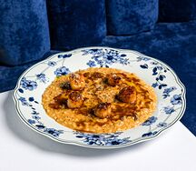Ризотто с гребешком и трюфелем