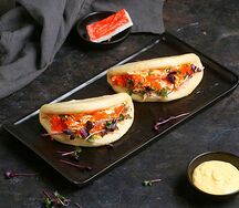 Такос с крабовыми палочками