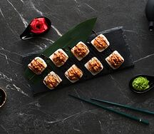 Унаги с миндалем