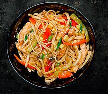 Wok с курицей