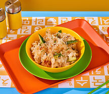 Салат из коралловых грибов и битых огурцов