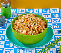 Рис с овощами в соусе Терияки