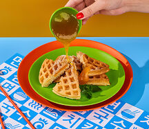 Вафли с сиропом