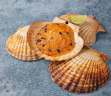 Гребешок с чеддером и трюфелем