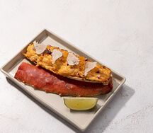 Краб с чеддером и трюфелем