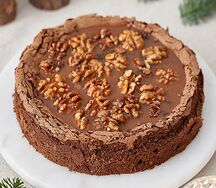Брауни с грецким орехом