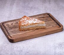 Пирог песочный с творогом