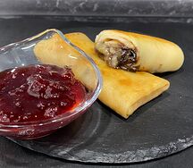 Блинчики с нутеллой и бананом