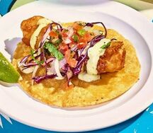 Тако с хрустящей рыбой Баха