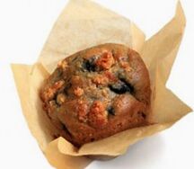 Чернично-льняной маффин