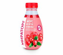 Морс из ягод клюквы