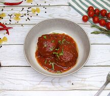 Ёжики из индейки