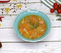 Гороховый суп с копченостями