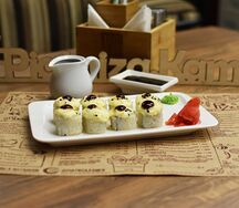 Сырный ролл (запечённый ролл)