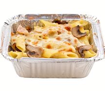 Паста Ветчина-грибы